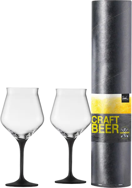 Eisch Germany Bierglas »Craft Beer Kelch«, (Set, 2 tlg.), bleifrei, 435 ml, günstig online kaufen