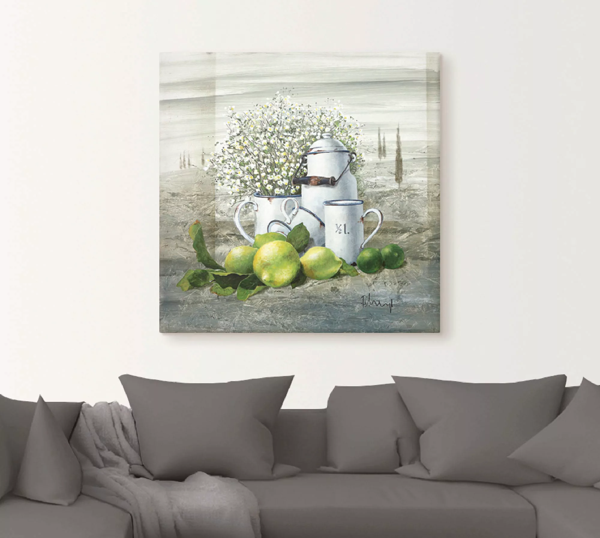 Artland Wandbild "Stillleben mit Milchkanne", Arrangements, (1 St.) günstig online kaufen