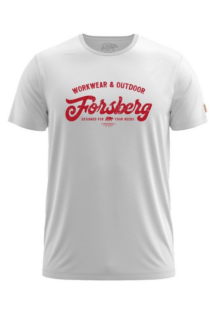 FORSBERG T-Shirt Överson mit Retro Brustlogo günstig online kaufen