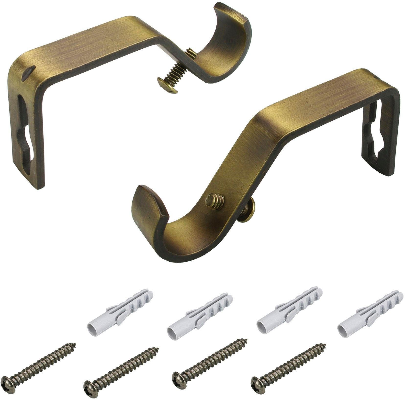 Liedeco Träger, Gardinenstangen, (Set, 2-St), für günstig online kaufen