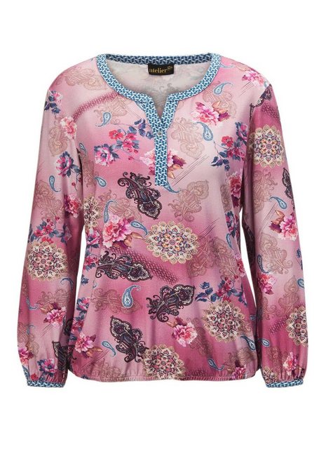 GOLDNER Print-Shirt Paisley-Druckshirt mit schönem Ausschnitt günstig online kaufen