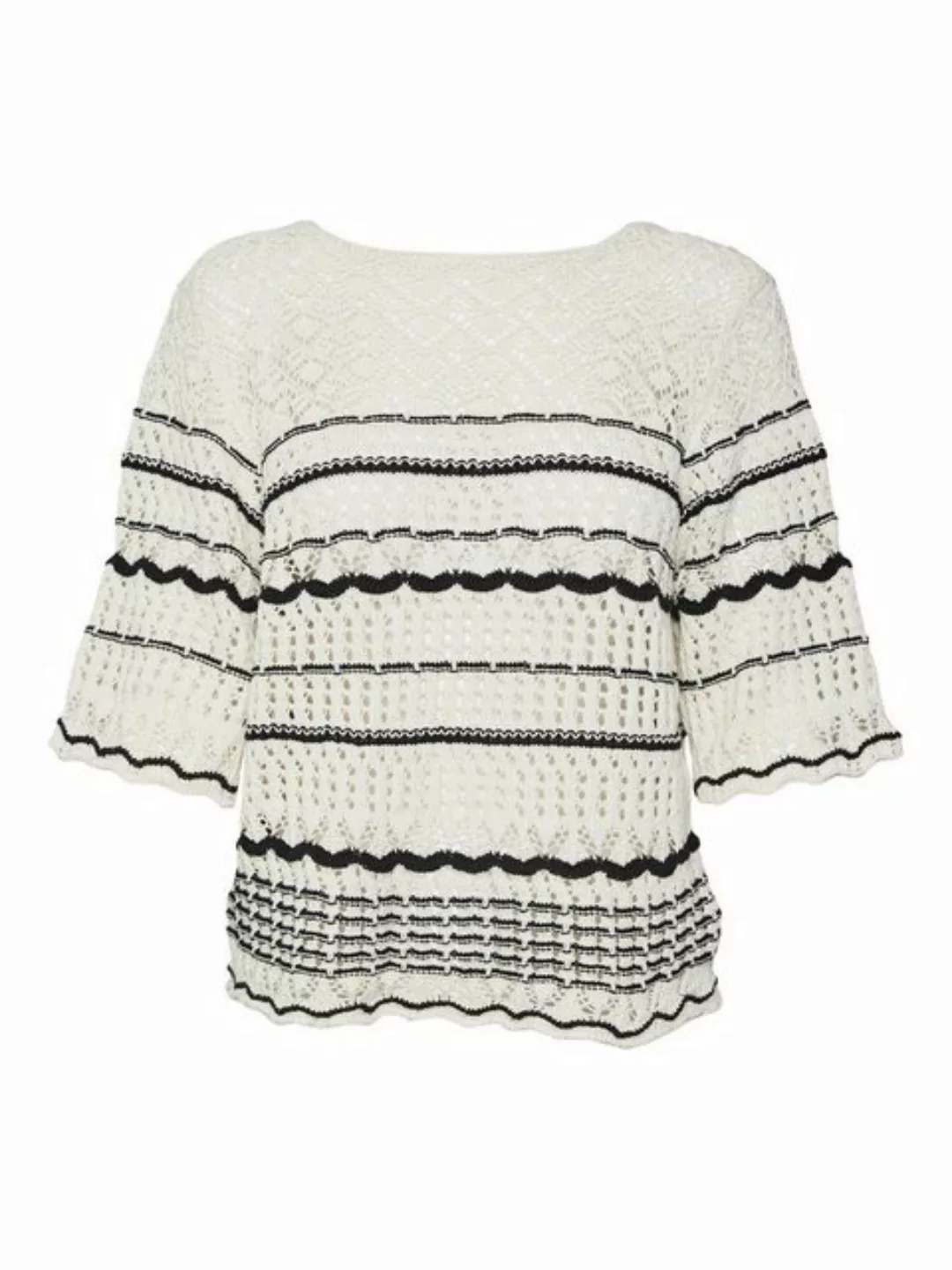 Vero Moda Sweatshirt VMMINOU 2-WAY 2/4 V-BACK PULLOVER günstig online kaufen
