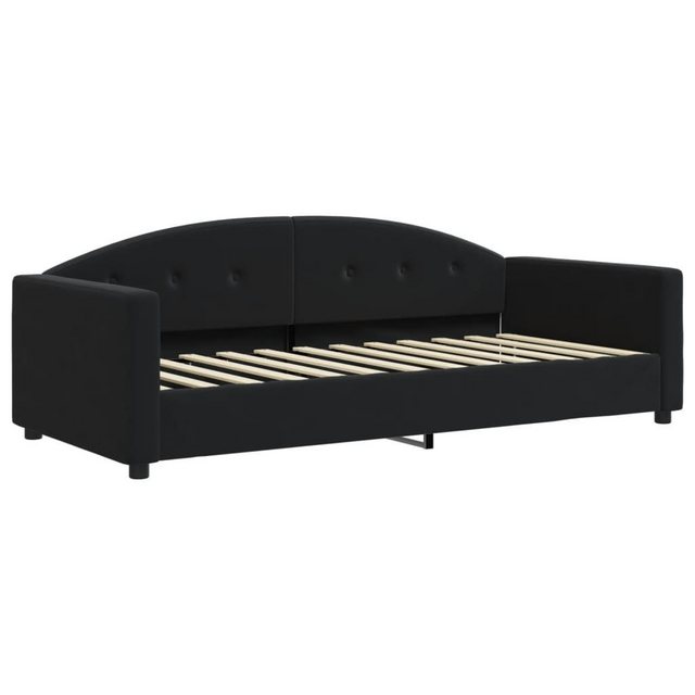 vidaXL Gästebett Tagesbett Schwarz 90x190 cm Samt Gästebett Gästecouch Gäst günstig online kaufen