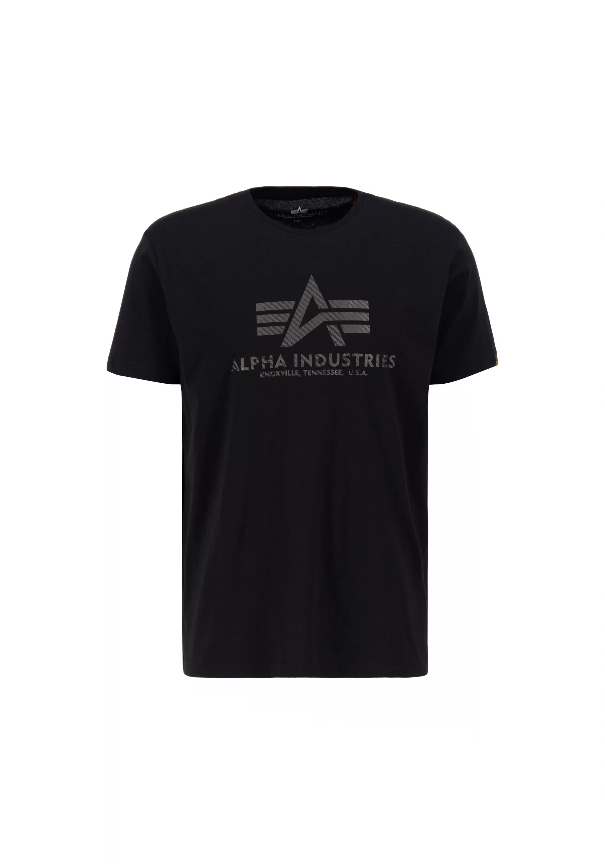 Alpha Industries T-Shirt "Alpha Industries Men - T-Shirts Basic T Carbon" günstig online kaufen