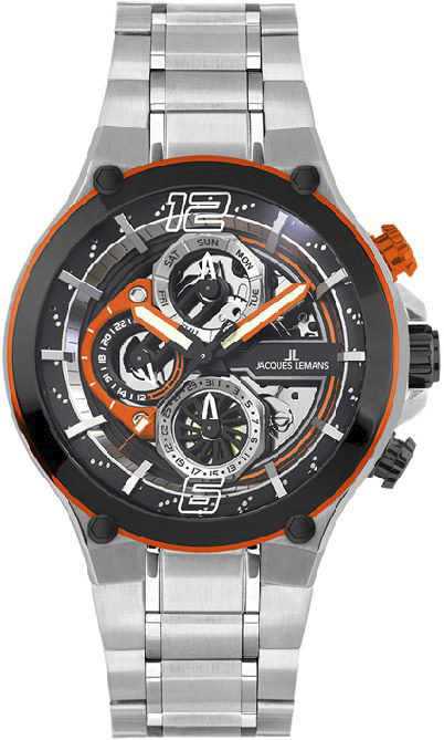 Jacques Lemans Chronograph »Manchester, 1-2150E«, Quarzuhr, Armbanduhr, Her günstig online kaufen