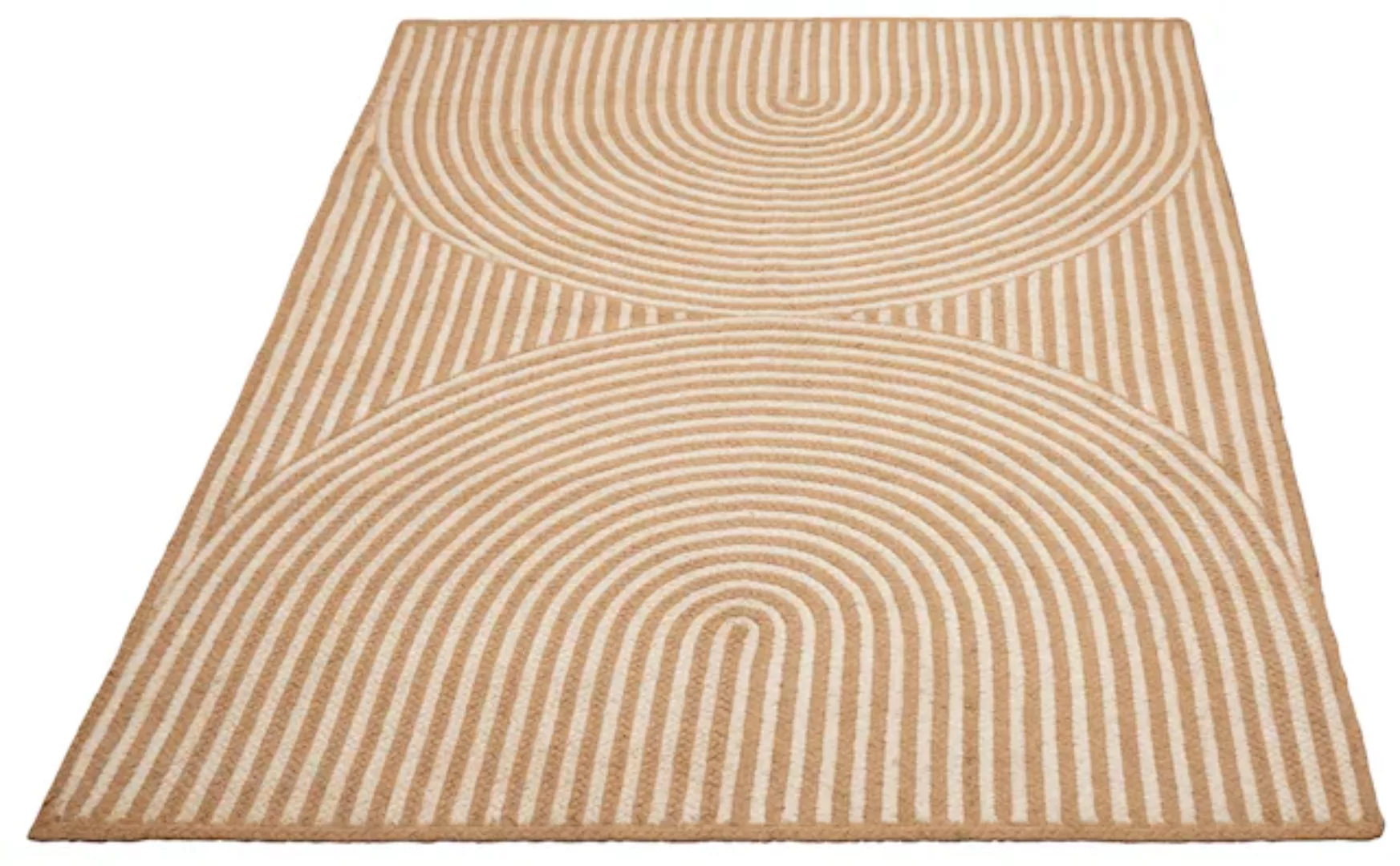 my home Teppich »Naturala, Jute-Teppich, handgefertigt«, rechteckig, reines günstig online kaufen