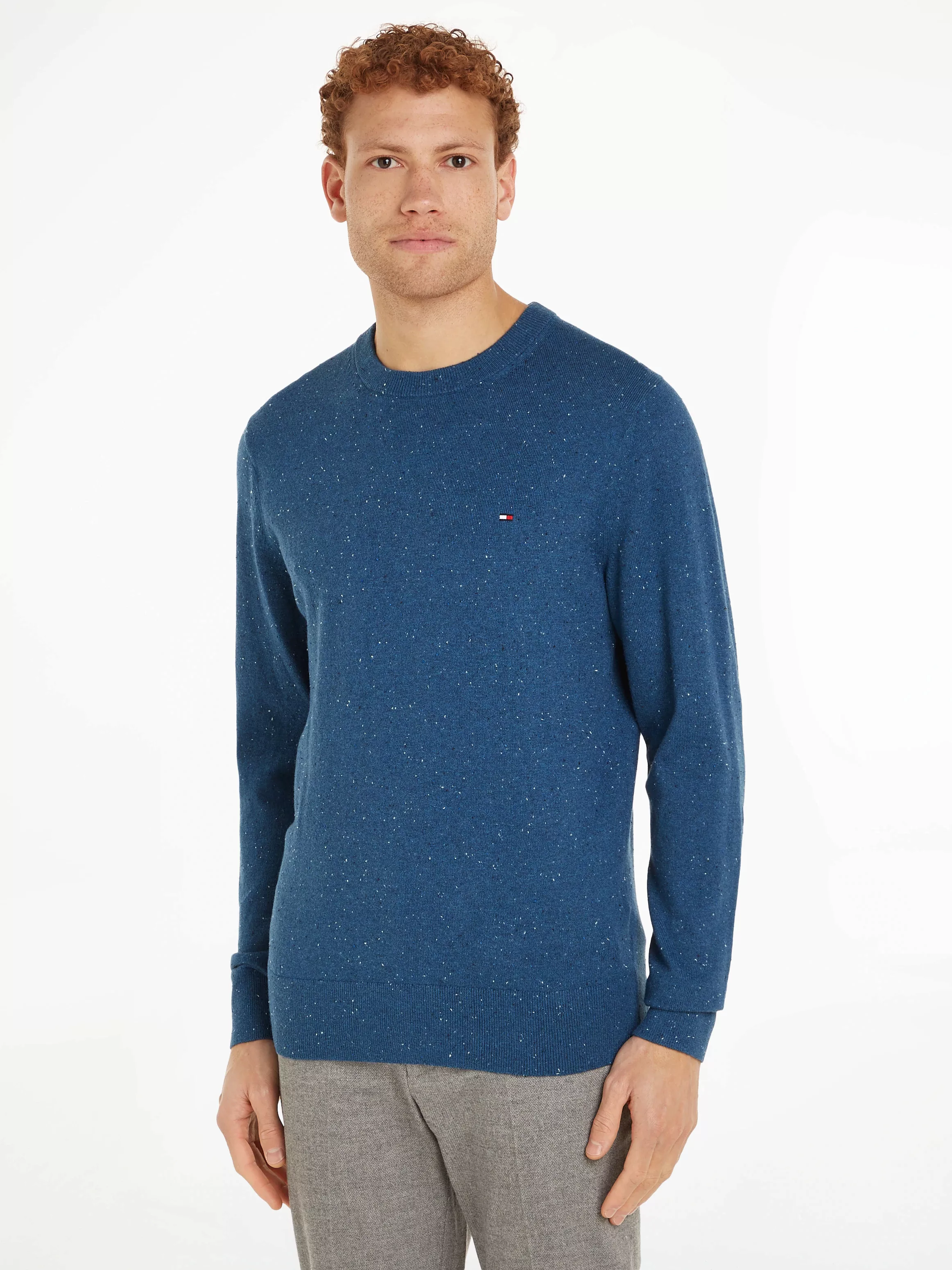 Tommy Hilfiger Rundhalspullover "PIMA ORG CTN CASHMERE CREW NECK" günstig online kaufen