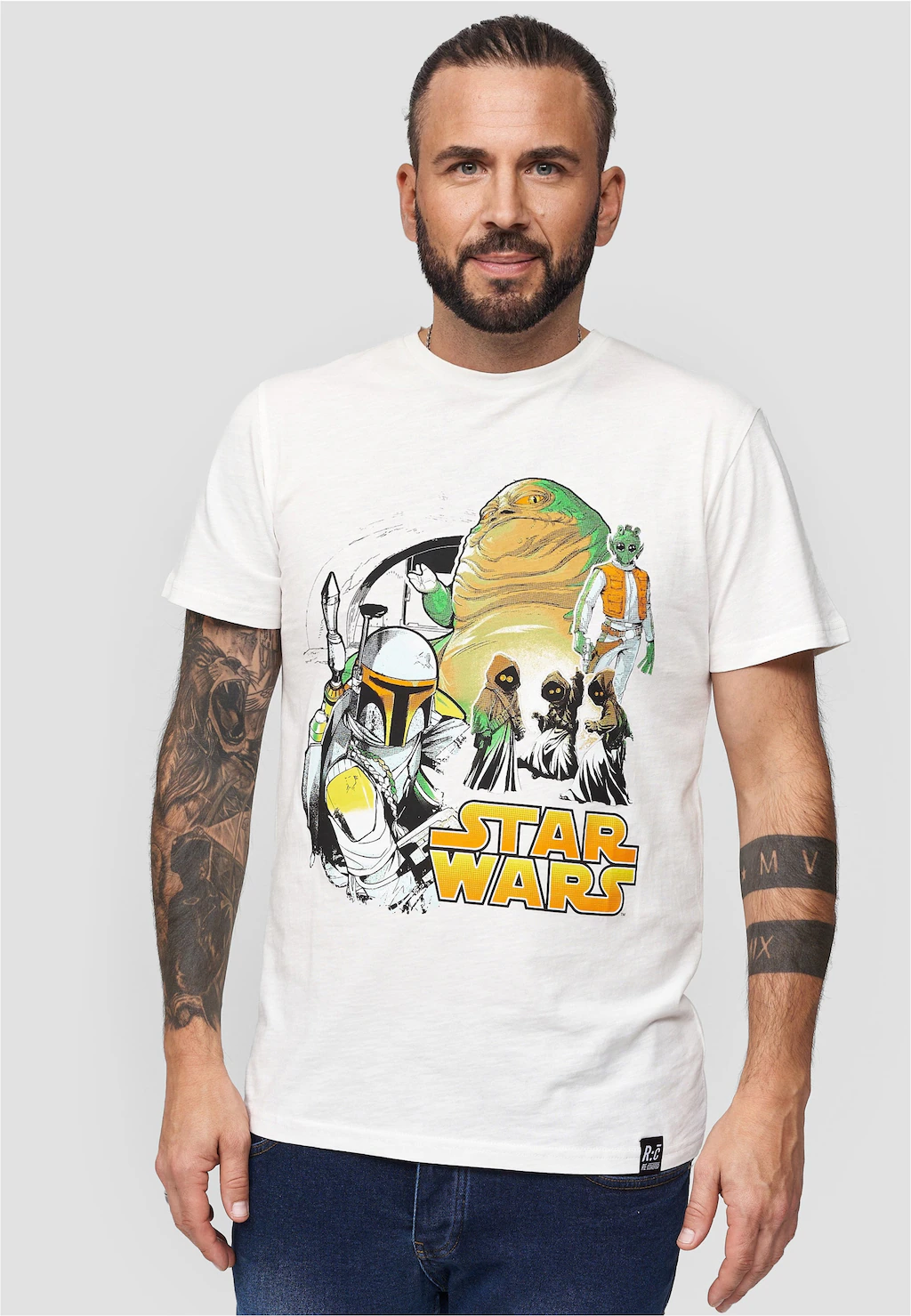 Recovered T-Shirt "Star Wars Jaba Group", (1 tlg.), mit coolem Star Wars-Pr günstig online kaufen