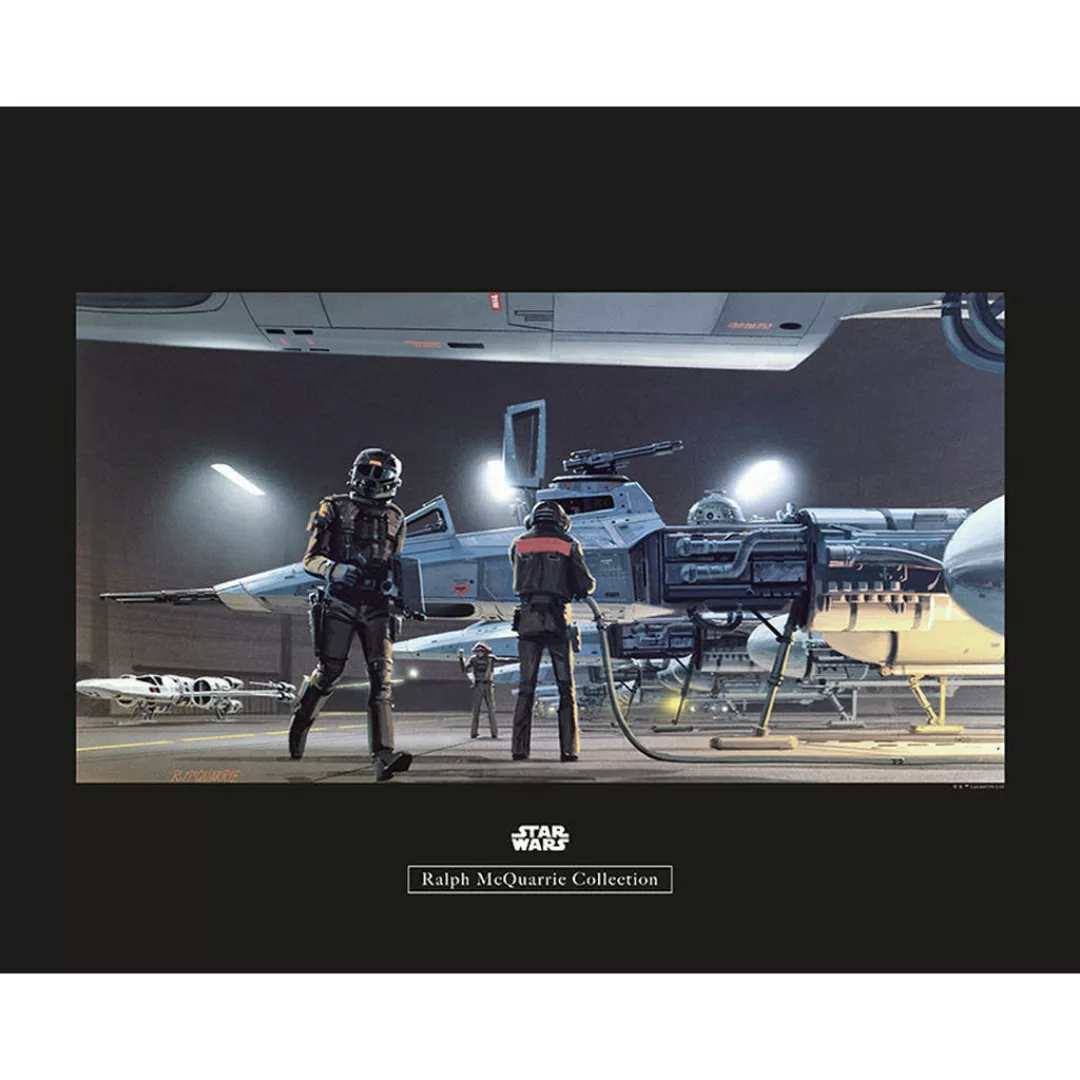 Komar Wandbild Star Wars Classic RMQ Yavin Y-Wing Star Wars B/L: ca. 50x40 günstig online kaufen