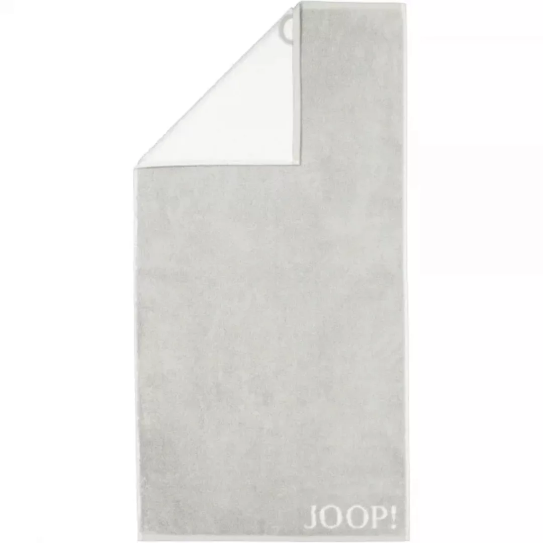 JOOP! Classic - Doubleface 1600 - Farbe: Silber - 76 - Handtuch 50x100 cm günstig online kaufen