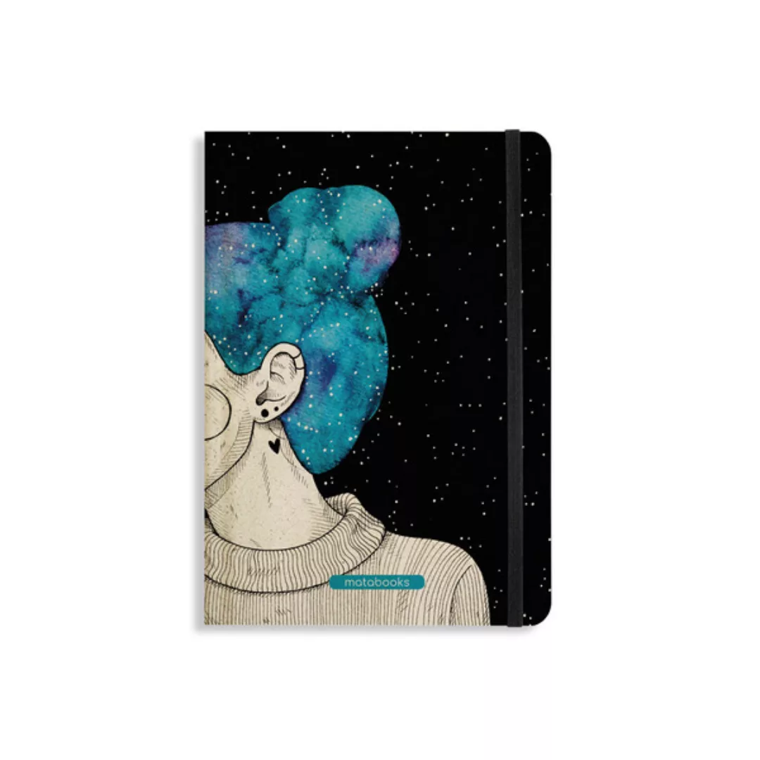 Nachhaltiges Notizbuch A5 - Nari "Blue Starry Sky" günstig online kaufen