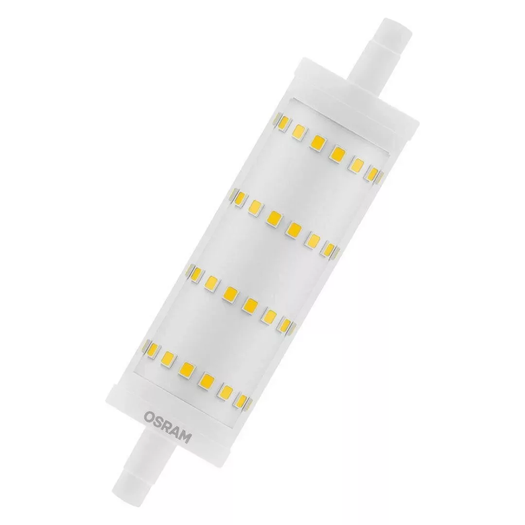 Osram LED Lampe ersetzt 100W R7S Röhre - R7S-118 in Weiß 13W 1521lm 2700K 4 günstig online kaufen