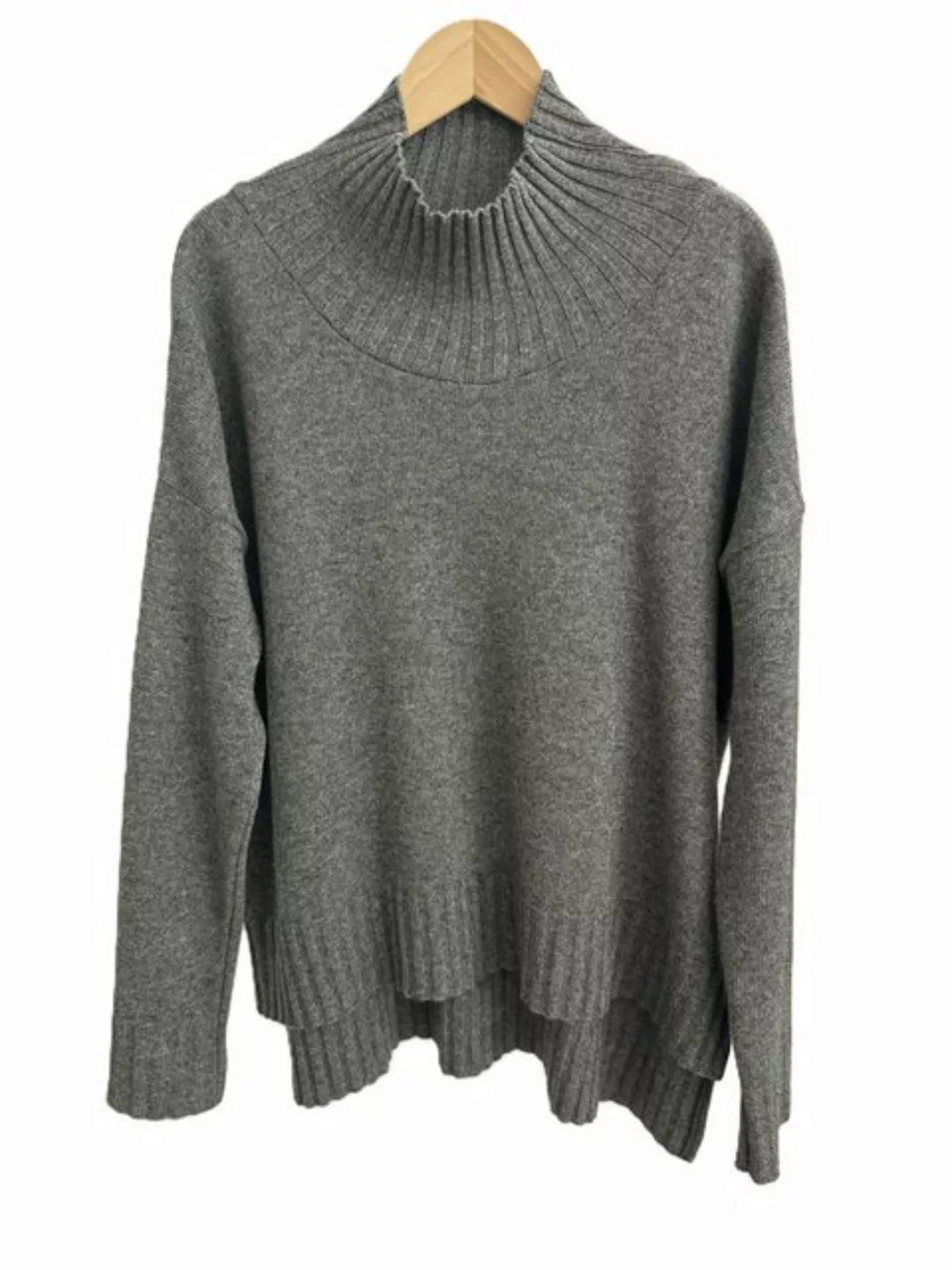 Zuckerwatte Stehkragenpullover bequem geschnitten, Merinowolle mit Cashmere günstig online kaufen