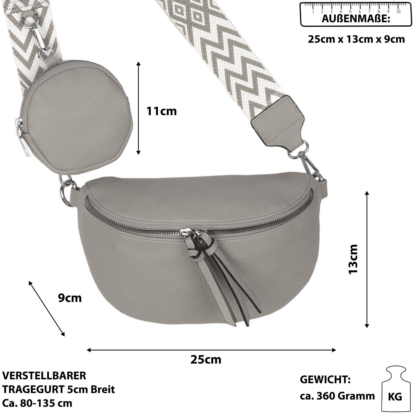 EAAKIE Gürteltasche Bauchtasche Umhängetasche Crossbody-Bag Kunstleder günstig online kaufen