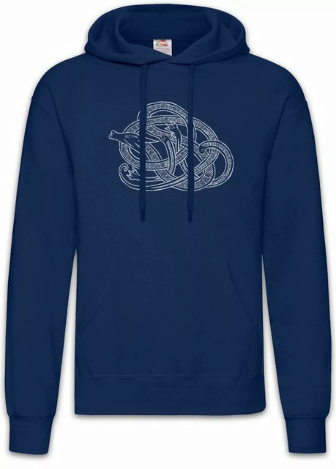 Urban Backwoods Hoodie Jörmungandr I Herren Hoodie Midgard World Schlange S günstig online kaufen