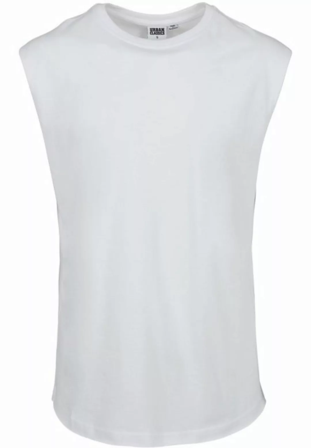 URBAN CLASSICS Tanktop TB1562 - Open Edge Sleeveless Tee white L günstig online kaufen