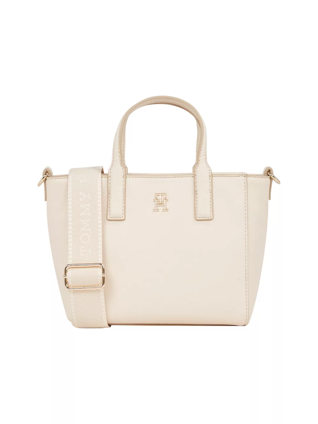 Tommy Hilfiger Shopper "TH SOFT LOGO MINI TOTE", Damen Beuteltasche, Henkel günstig online kaufen