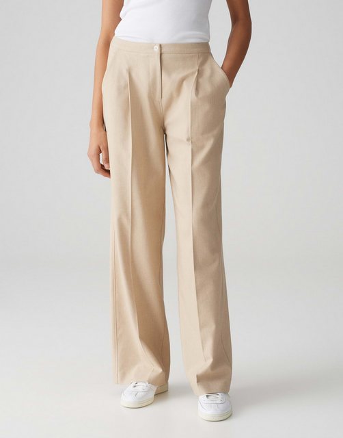 OPUS Anzughose Wide Leg Pants MAIGA FRENCH mit Leinen günstig online kaufen