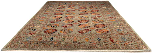 morgenland Wollteppich »Ziegler Blumenmuster 345 x 245 cm«, rechteckig, 6 m günstig online kaufen