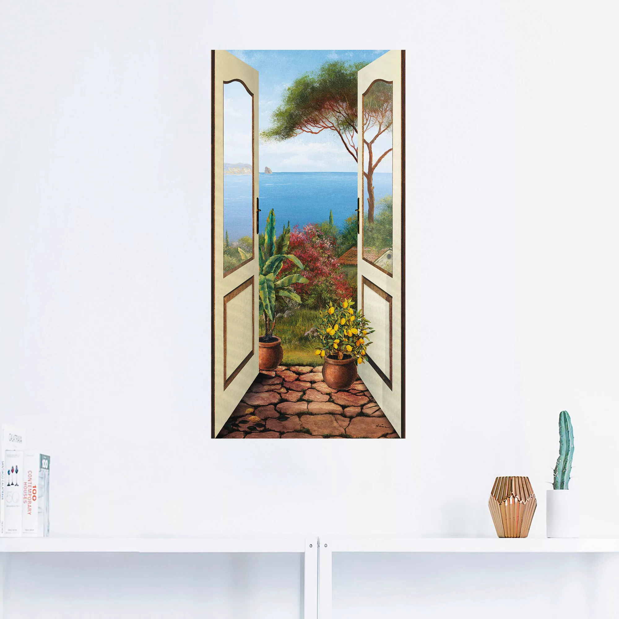 Artland Wandbild "Veranda am Meer", Küstenbilder, (1 St.), als Alubild, Out günstig online kaufen