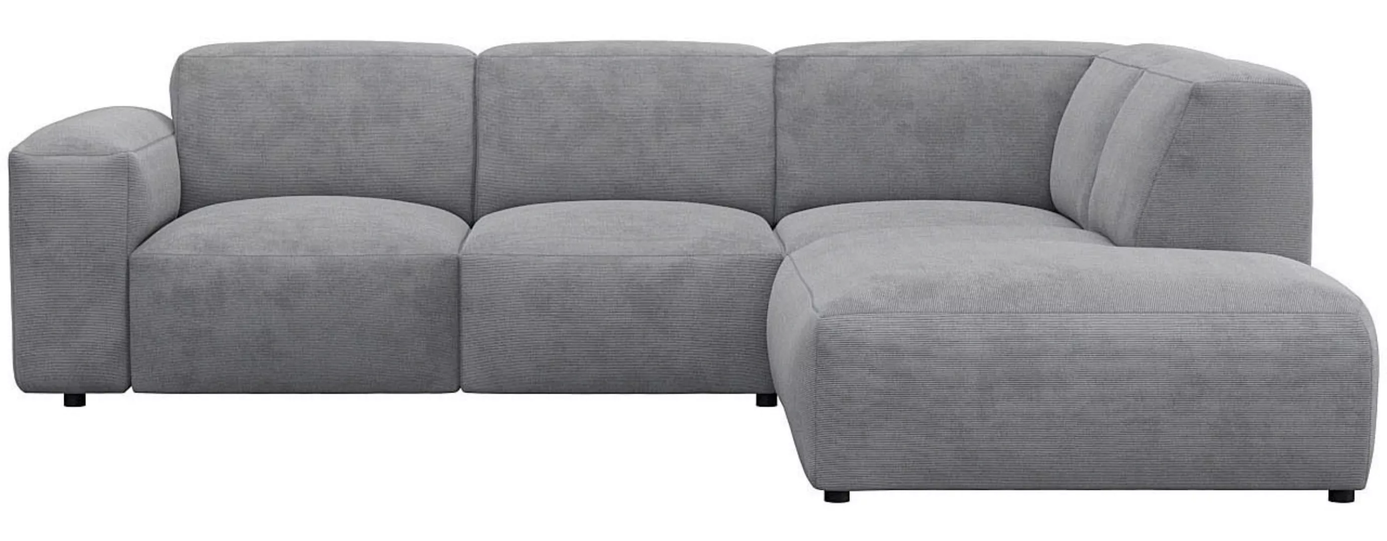 FLEXLUX Ecksofa »Lucera, super Sitzkomfort durch Kaltschaum im Sitz, L-Form günstig online kaufen