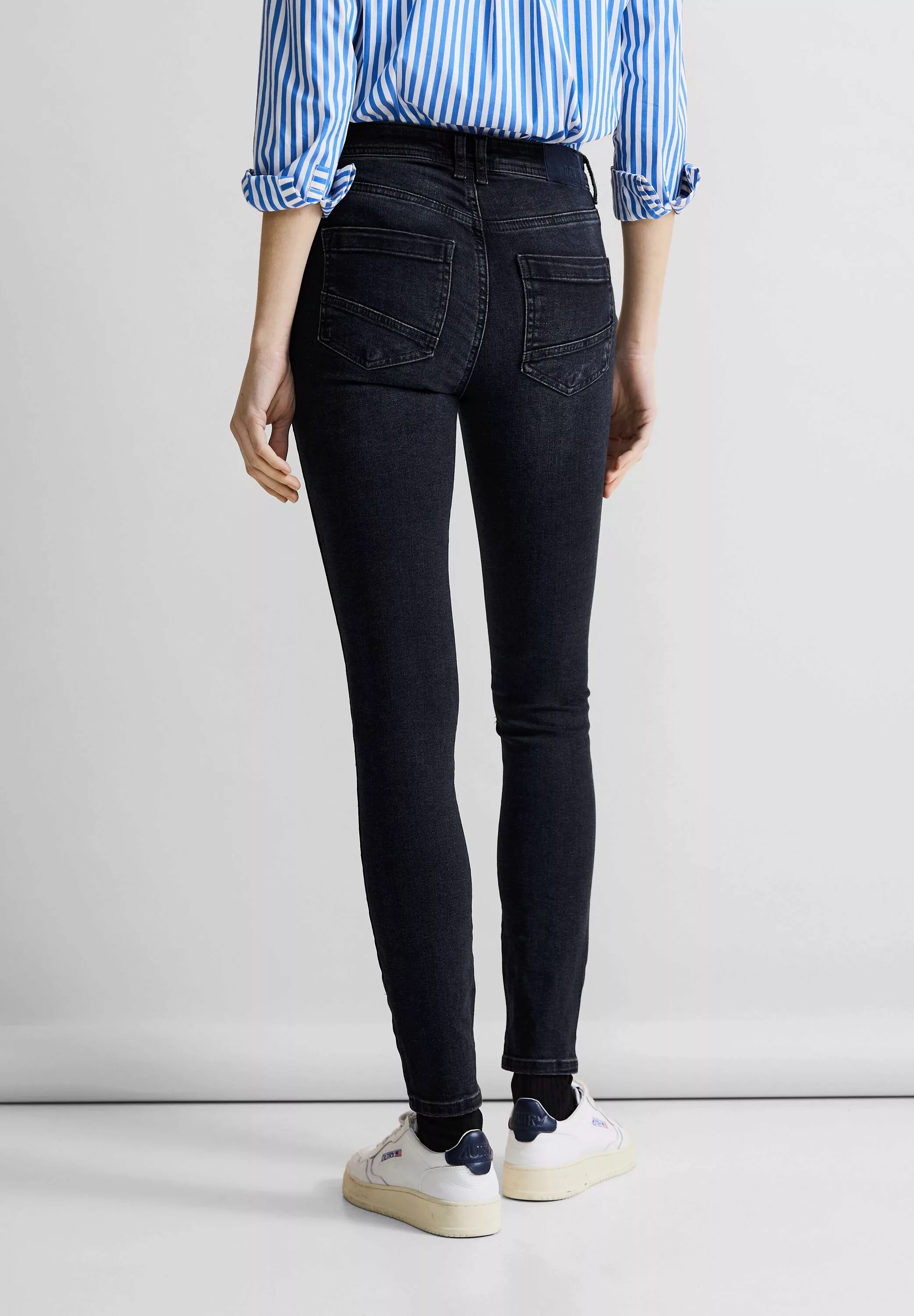 STREET ONE Slim-fit-Jeans High Waist günstig online kaufen