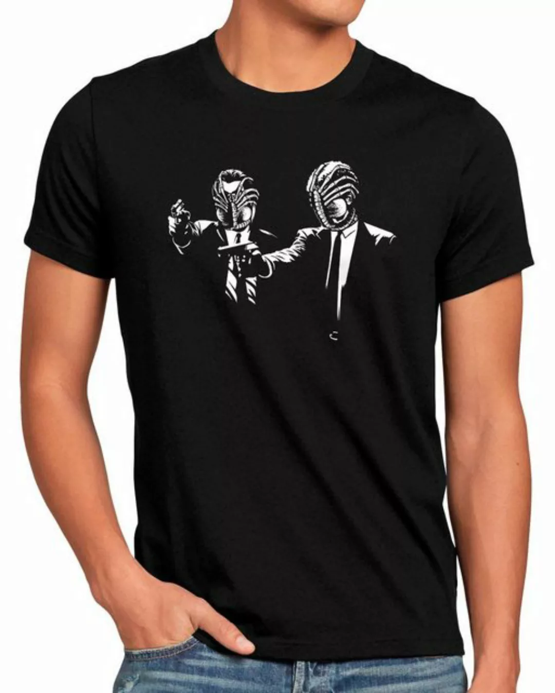 style3 Print-Shirt Herren T-Shirt Pulp Hugger xenomorph alien pulp fiction günstig online kaufen