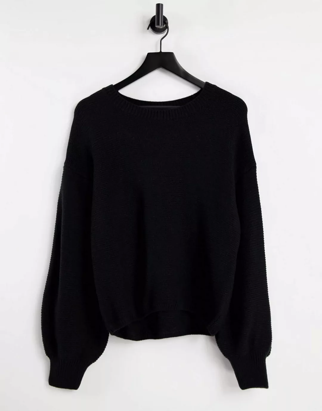 Onzie – Sweatshirt aus Strick in Schwarz günstig online kaufen