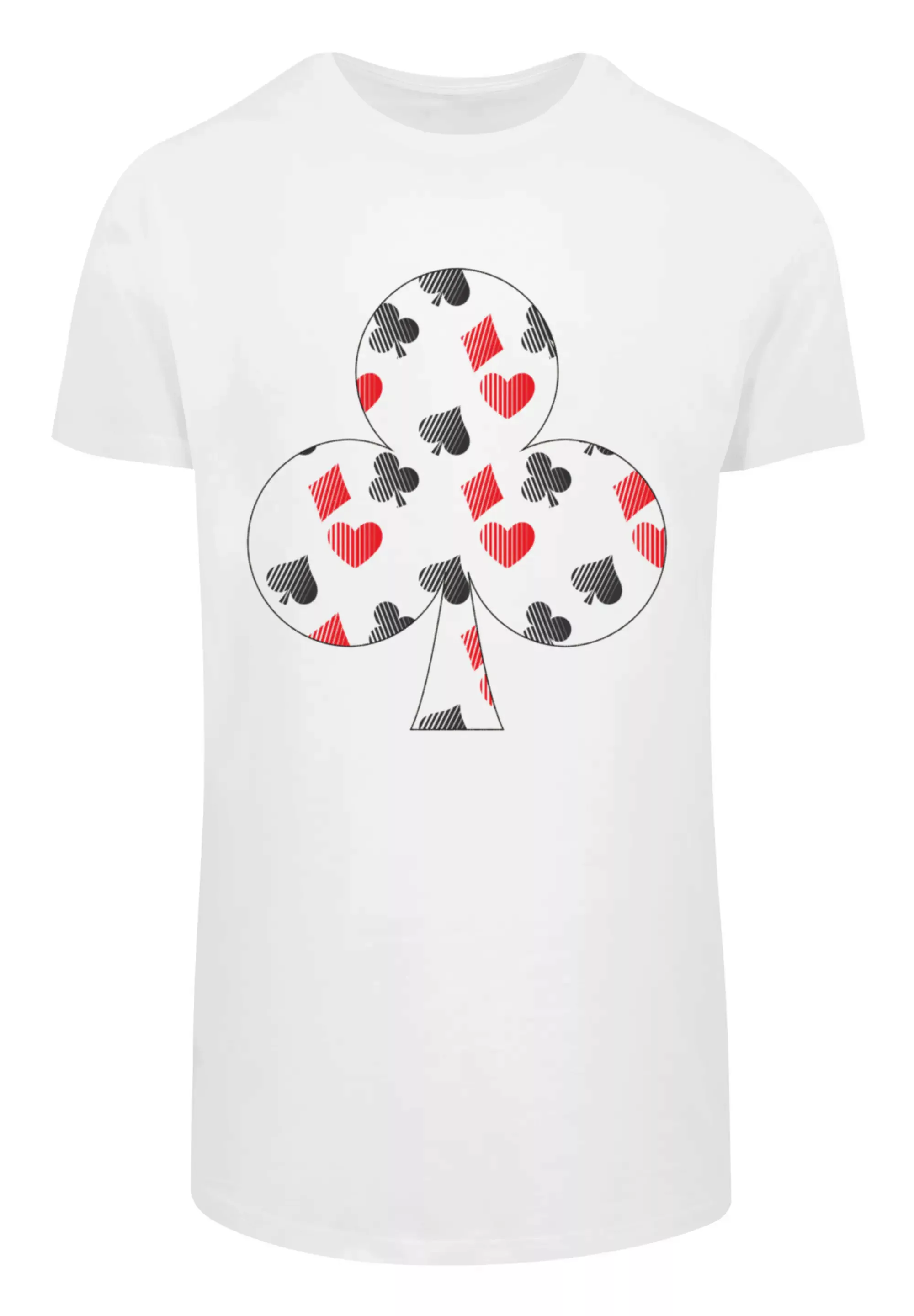 F4NT4STIC T-Shirt "Kartenspiel Kreuz Herz Karo Pik Poker", Print günstig online kaufen