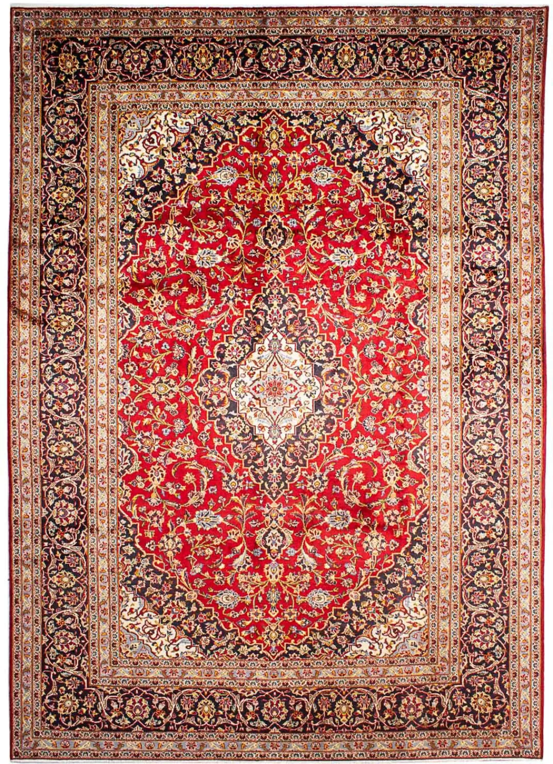 morgenland Orientteppich »Perser - Keshan - 353 x 251 cm - rot«, rechteckig günstig online kaufen