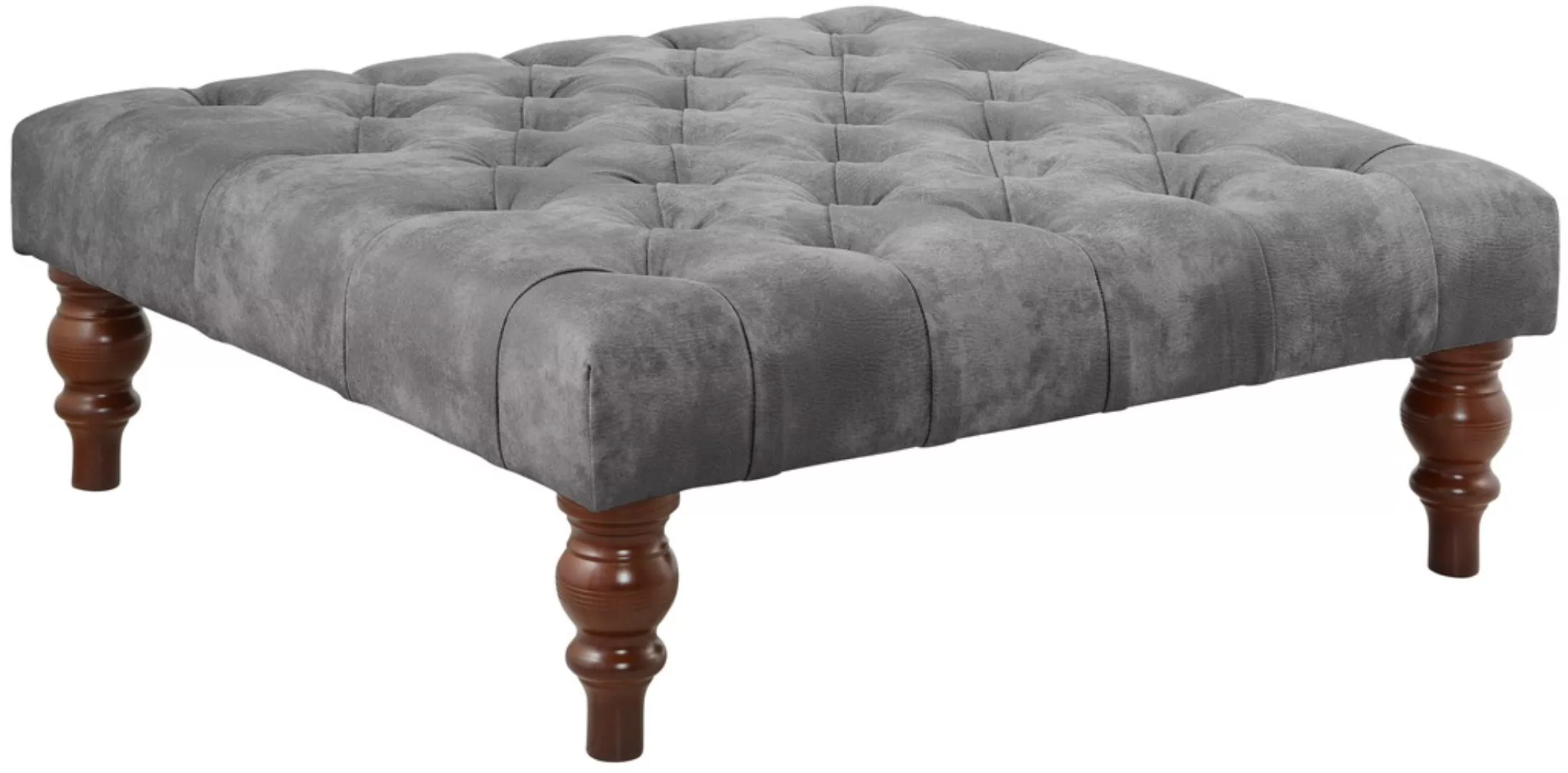 Home affaire Polsterhocker "Chesterfield", mit Knopfheftung, auch in Leder günstig online kaufen