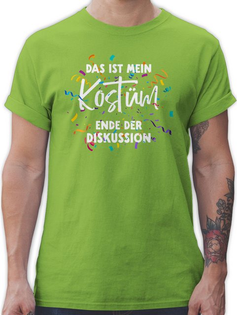 Shirtracer T-Shirt Das ist mein Kostüm Ende der Diskussion I Karneval Kostü günstig online kaufen