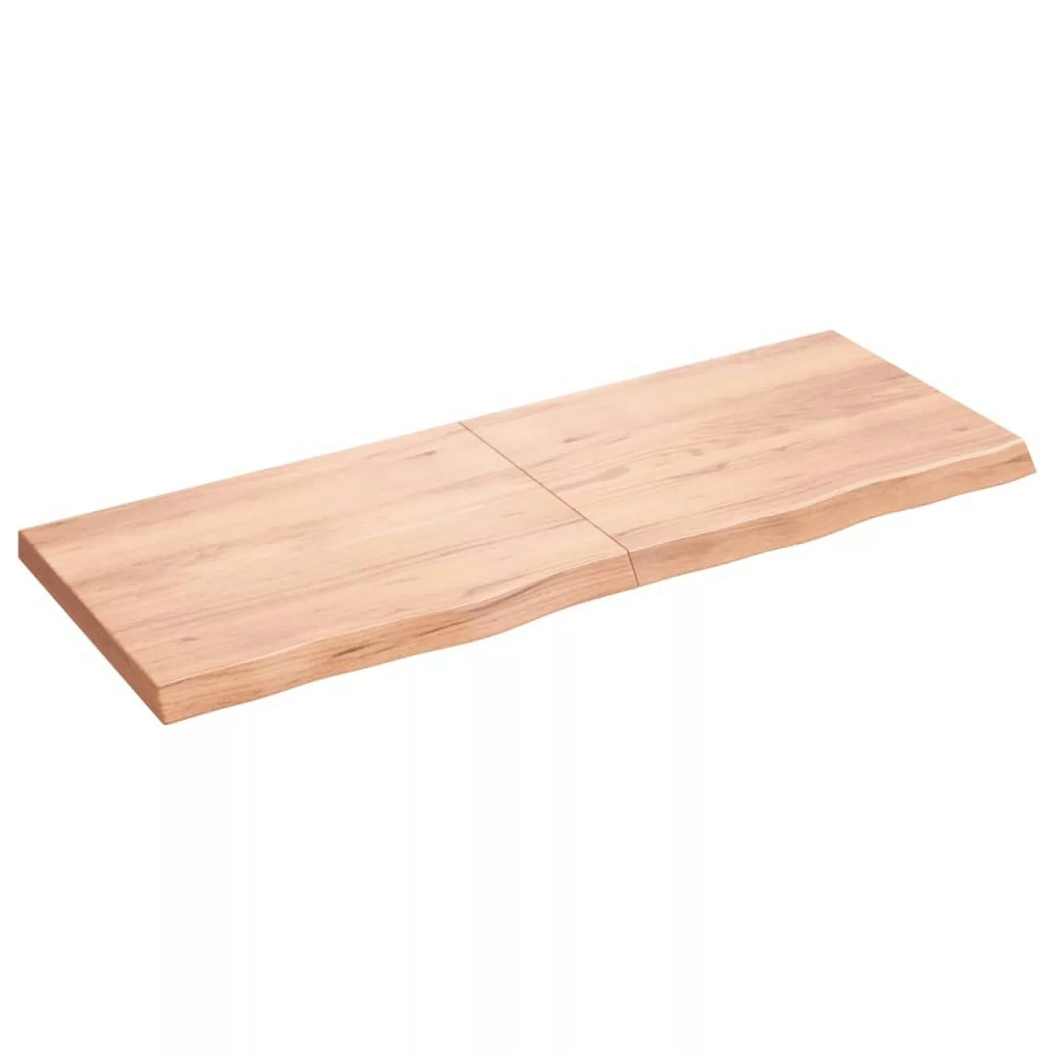 vidaXL Waschtischplatte Hellbraun 160x60x6 cm Massivholz Behandelt günstig online kaufen