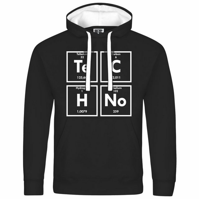 deinshirt Kapuzenpullover Herren Kapuzenpullover Techno Mit Print Motiv, Gr günstig online kaufen