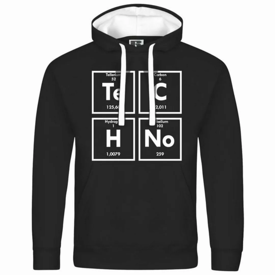 deinshirt Kapuzenpullover Herren Kapuzenpullover Techno Mit Print Motiv, Gr günstig online kaufen