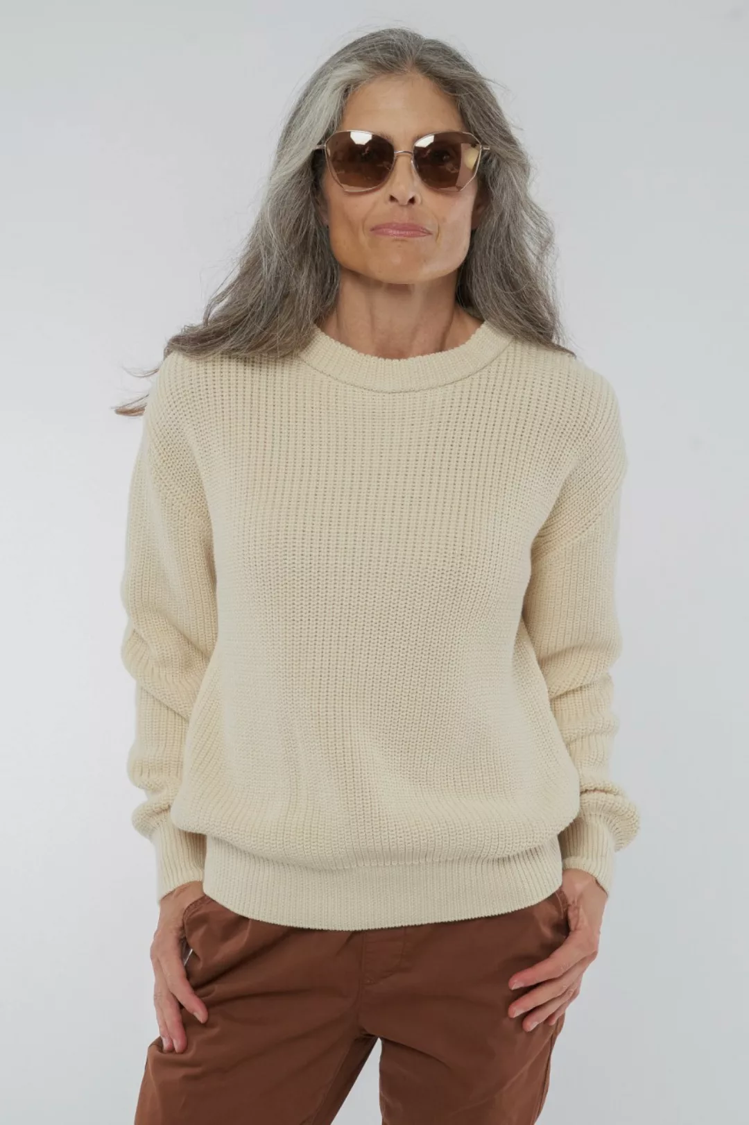 BECKY Strickpullover aus Bio Baumwolle günstig online kaufen