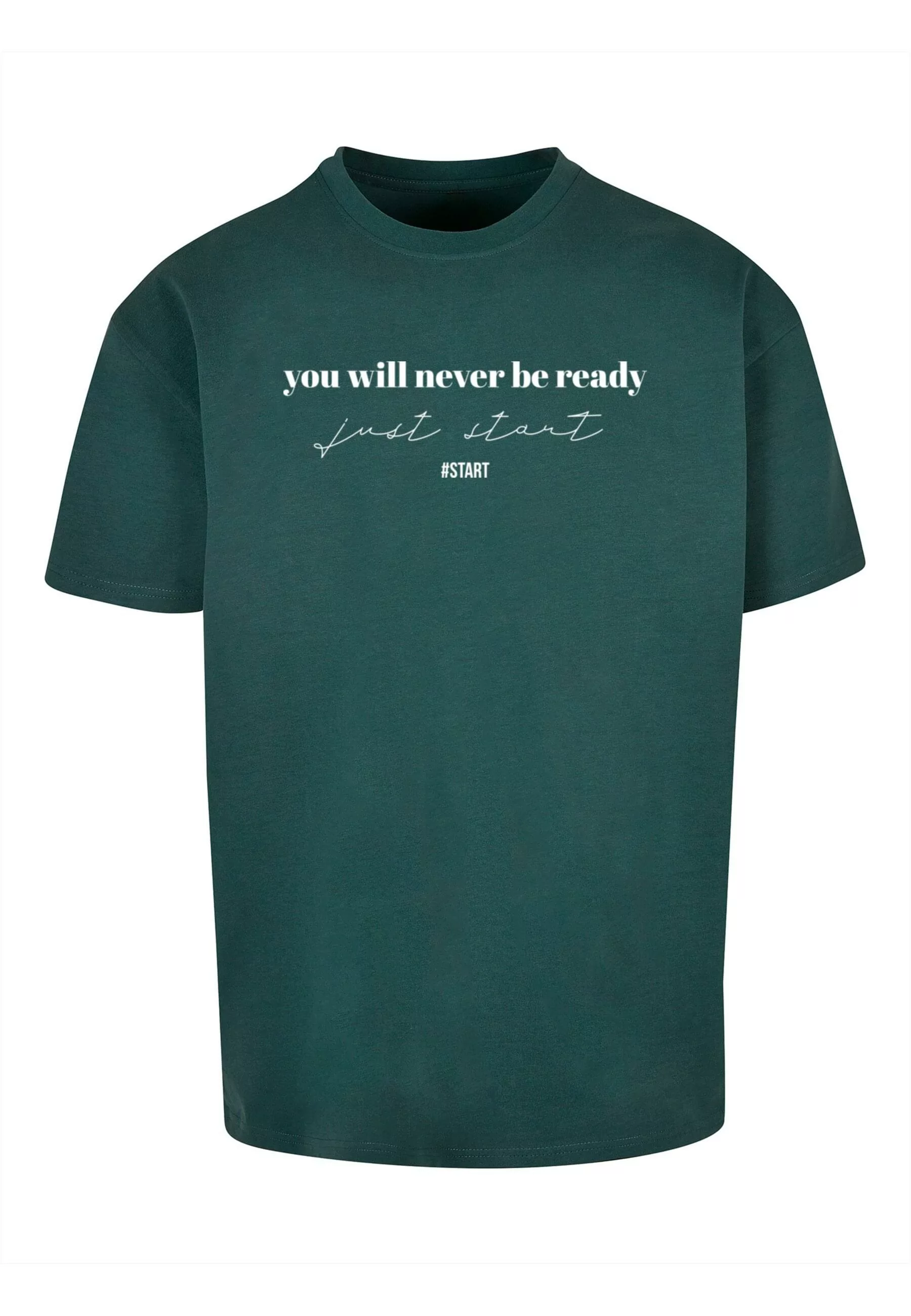 Merchcode T-Shirt "Merchcode Herren Just Start Heavy Oversize Tee", (1 tlg. günstig online kaufen