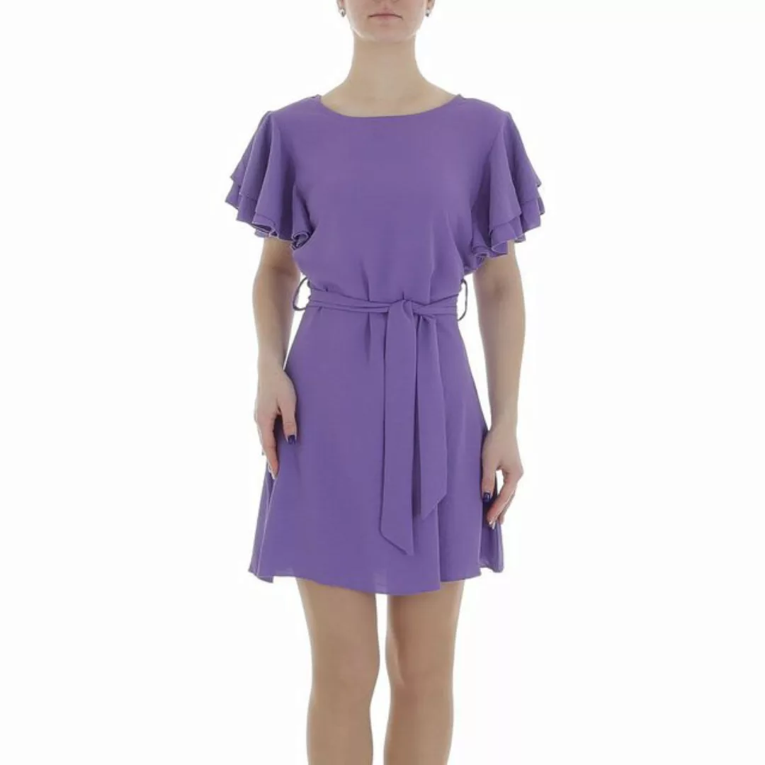 Ital-Design Sommerkleid Damen Freizeit (86164379) Kreppoptik/gesmokt Minikl günstig online kaufen