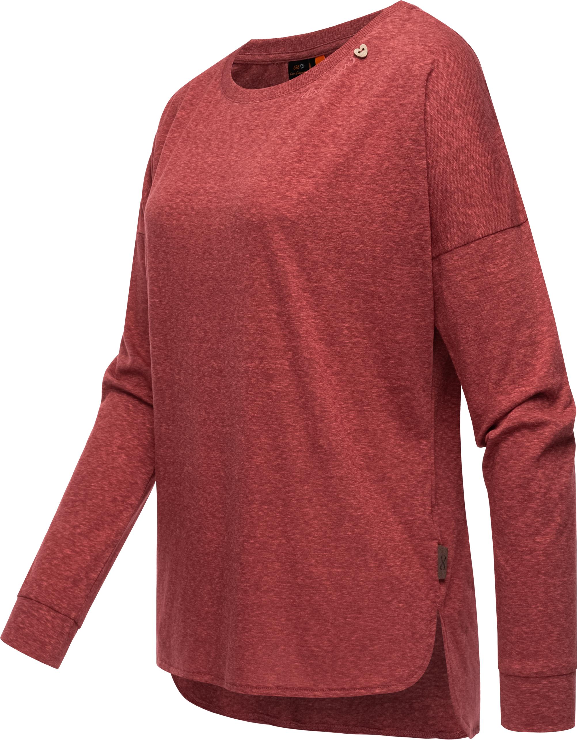 Ragwear Langarmshirt "Shimona Long", stylisches Damen Shirt in melierter Op günstig online kaufen