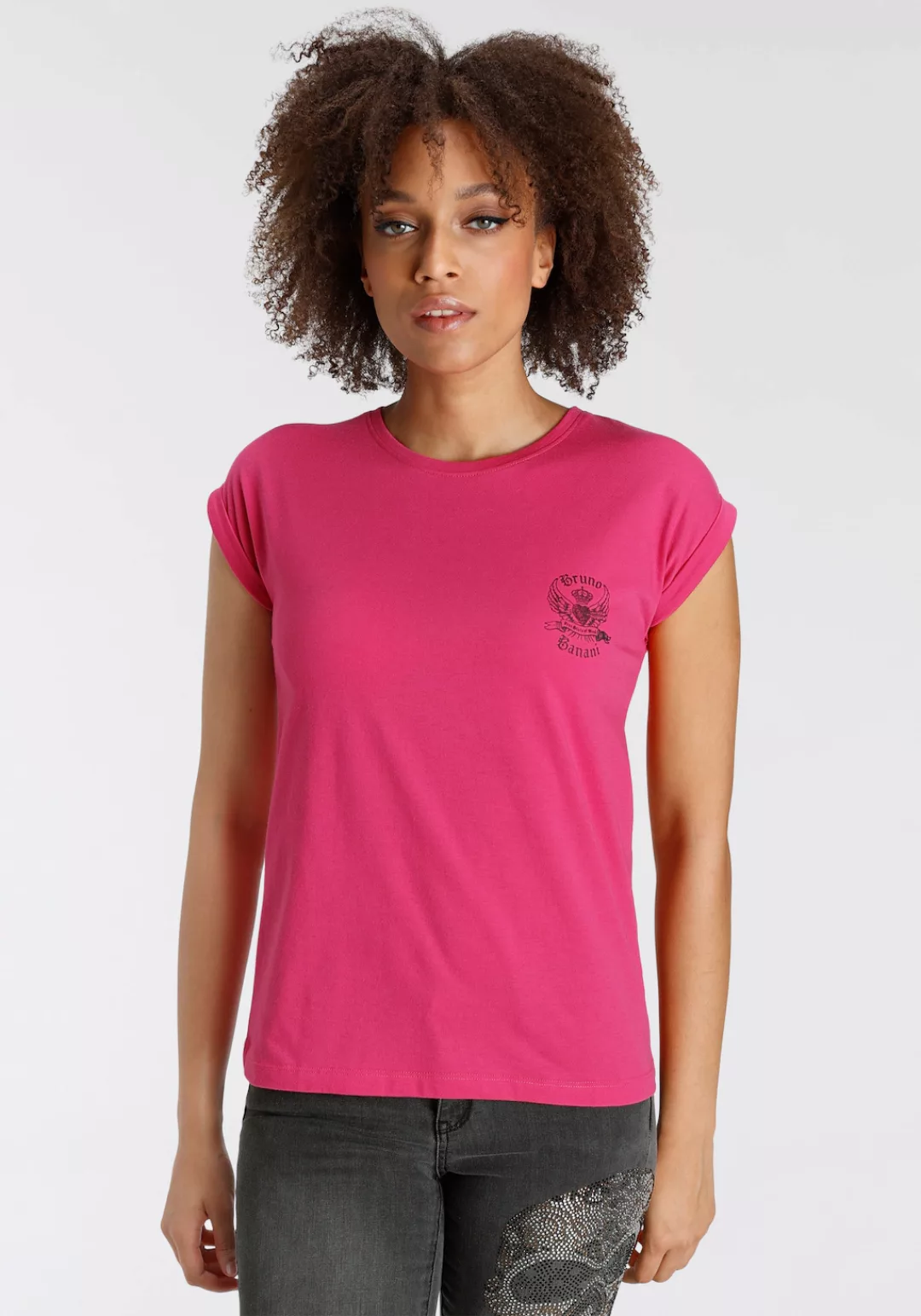 Bruno Banani T-Shirt, überschnittene Shulter NEUE KOLLEKTION günstig online kaufen