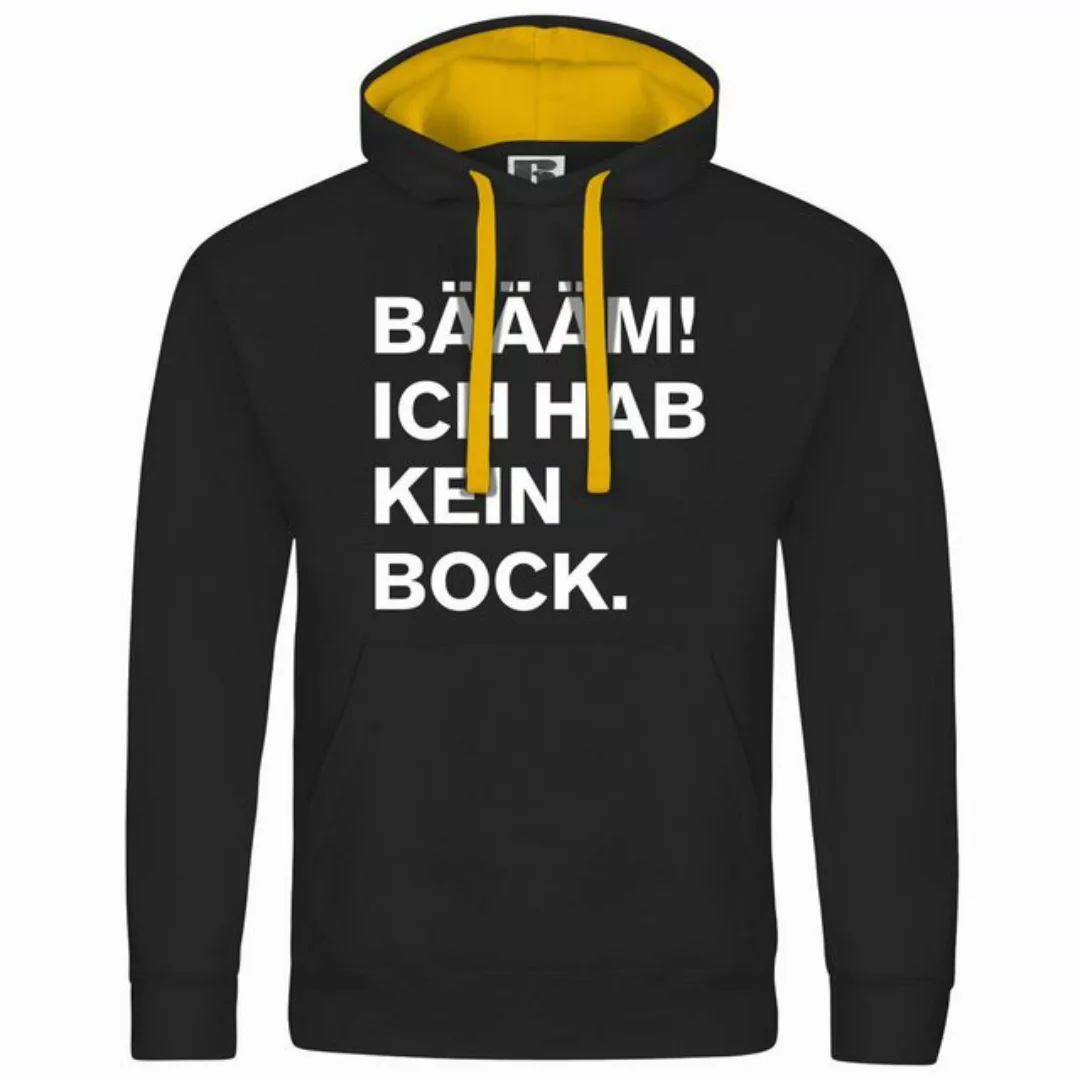 deinshirt Kapuzenpullover Herren Kapuzenpullover BÄÄÄM Ich hab kein bock me günstig online kaufen