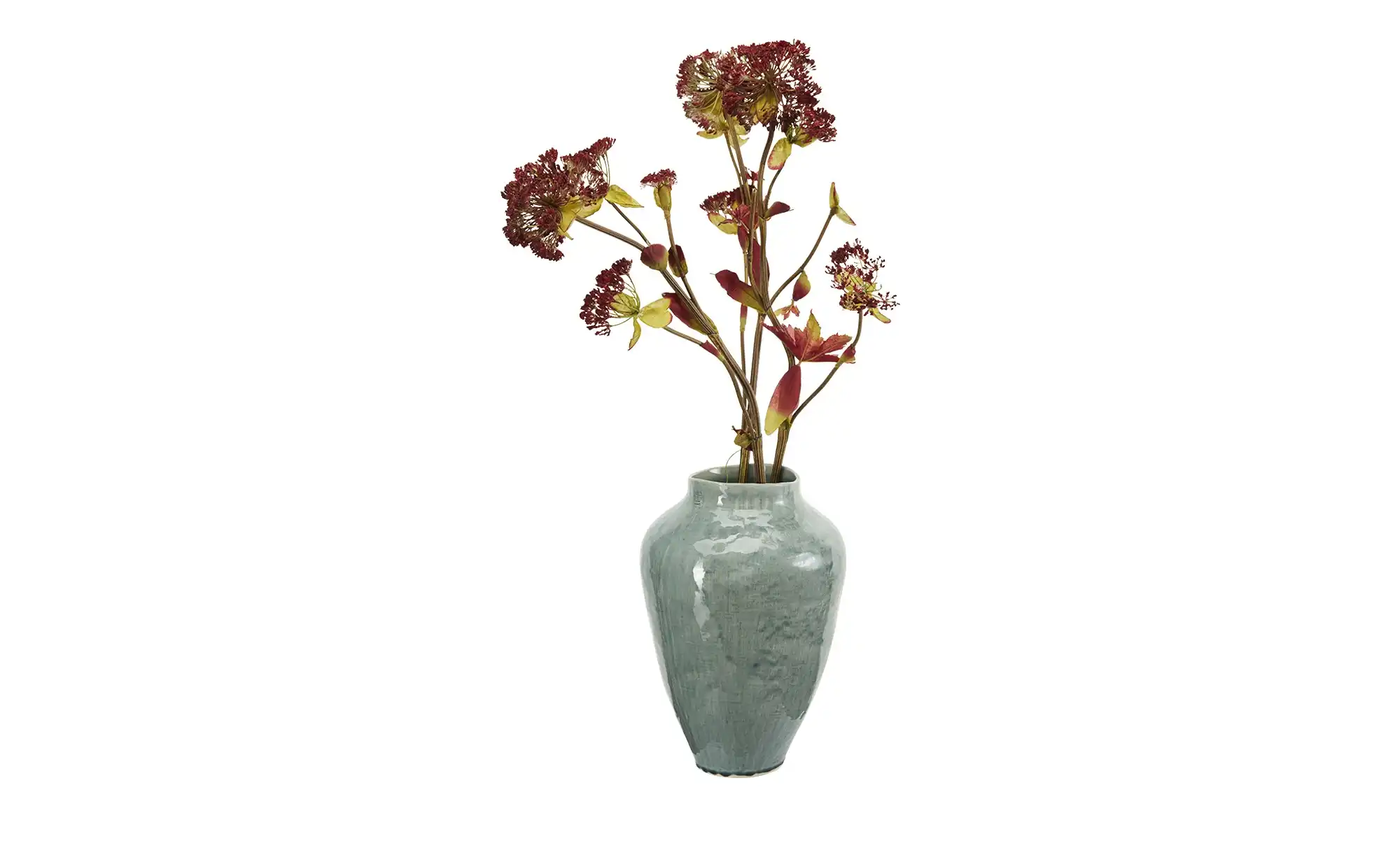 Vase ¦ grün ¦ Steinzeug ¦ Maße (cm): H: 41  Ø: 26.8 Accessoires > Vasen - H günstig online kaufen