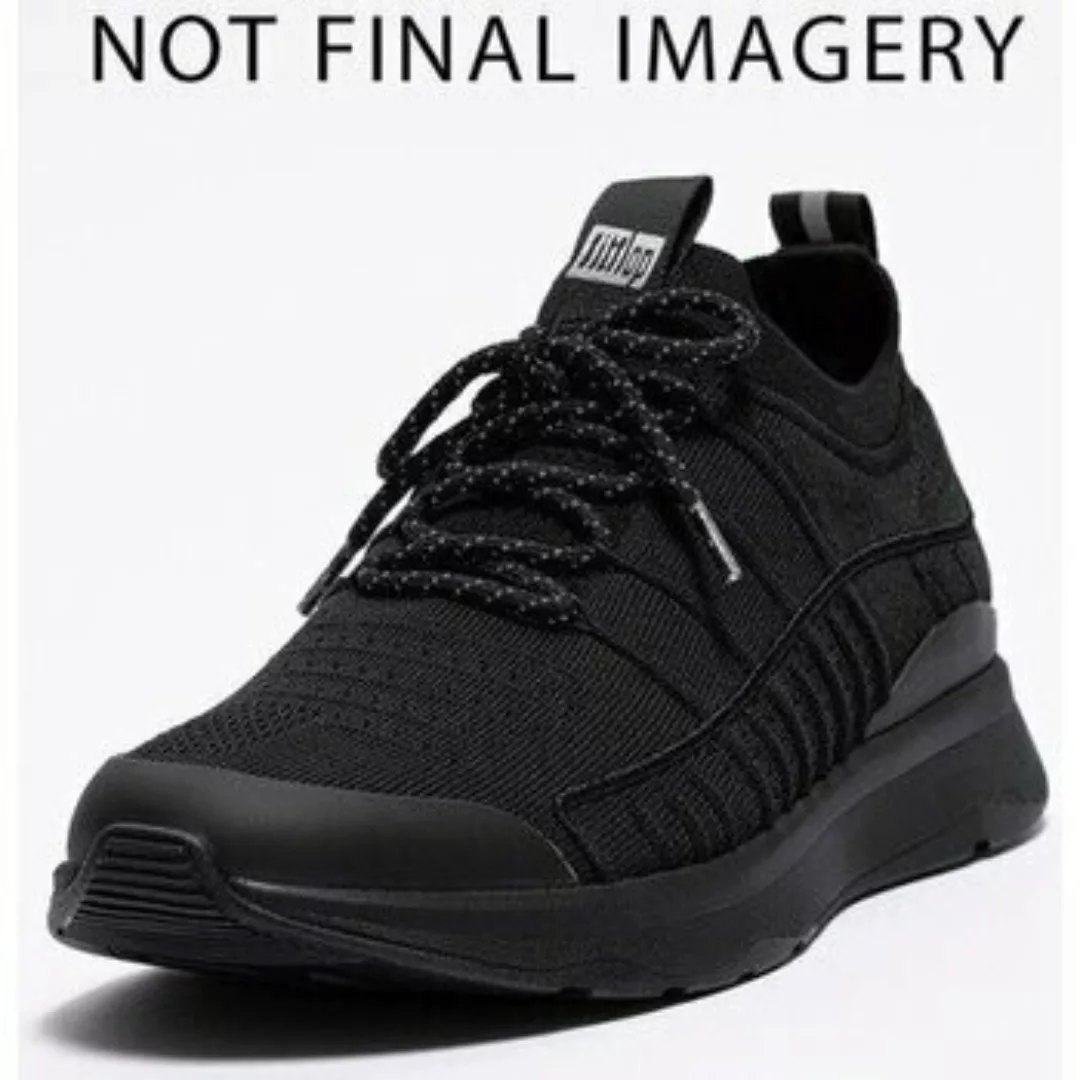 FitFlop  Sneaker VITAMIN FF KNIT SPORTS TRAINERS ALL BLACK günstig online kaufen