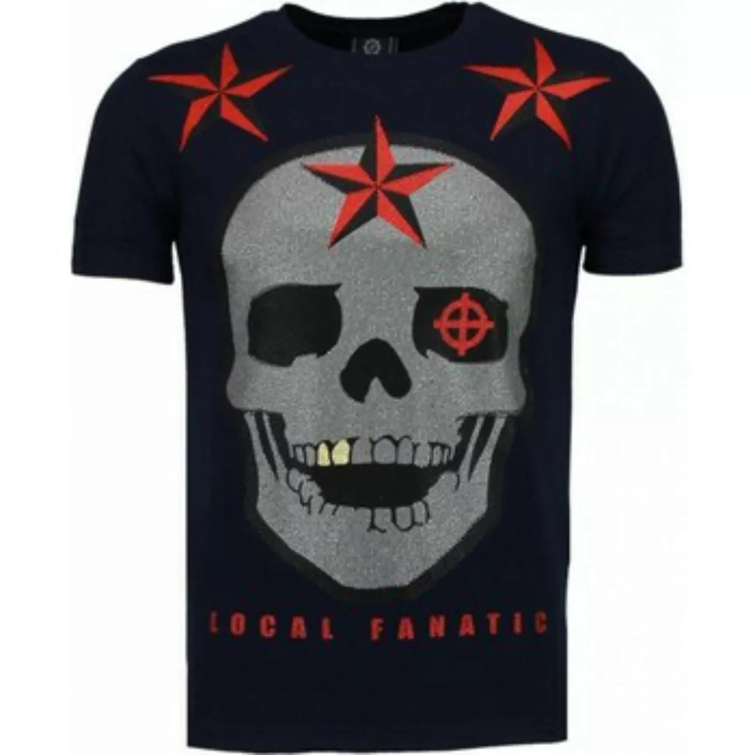 Local Fanatic  T-Shirt Rough Player Skull Strass günstig online kaufen