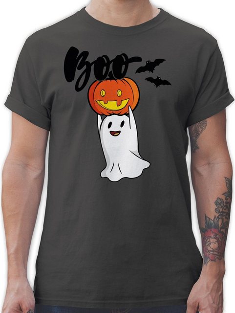 Shirtracer T-Shirt Boo Geist Kürbis Gespenst Gespenster Geister Halloween K günstig online kaufen