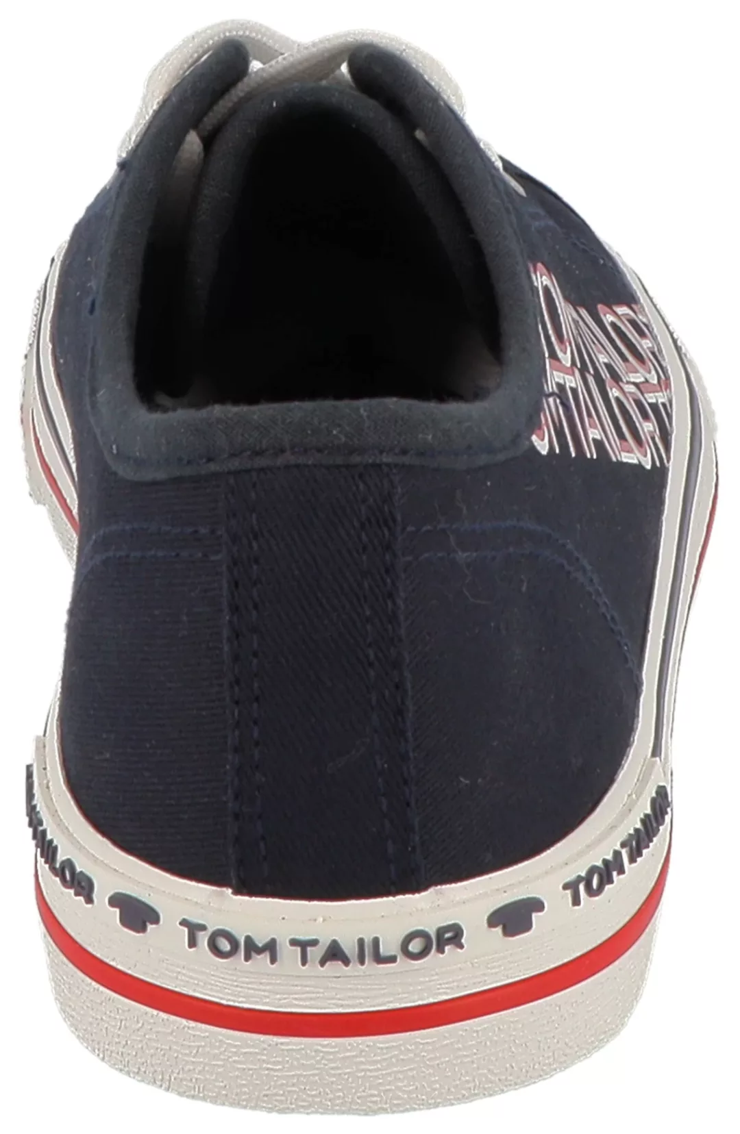 TOM TAILOR Plateausneaker, mit bunten Logobuchstaben, Freizeitschuh, Halbsc günstig online kaufen