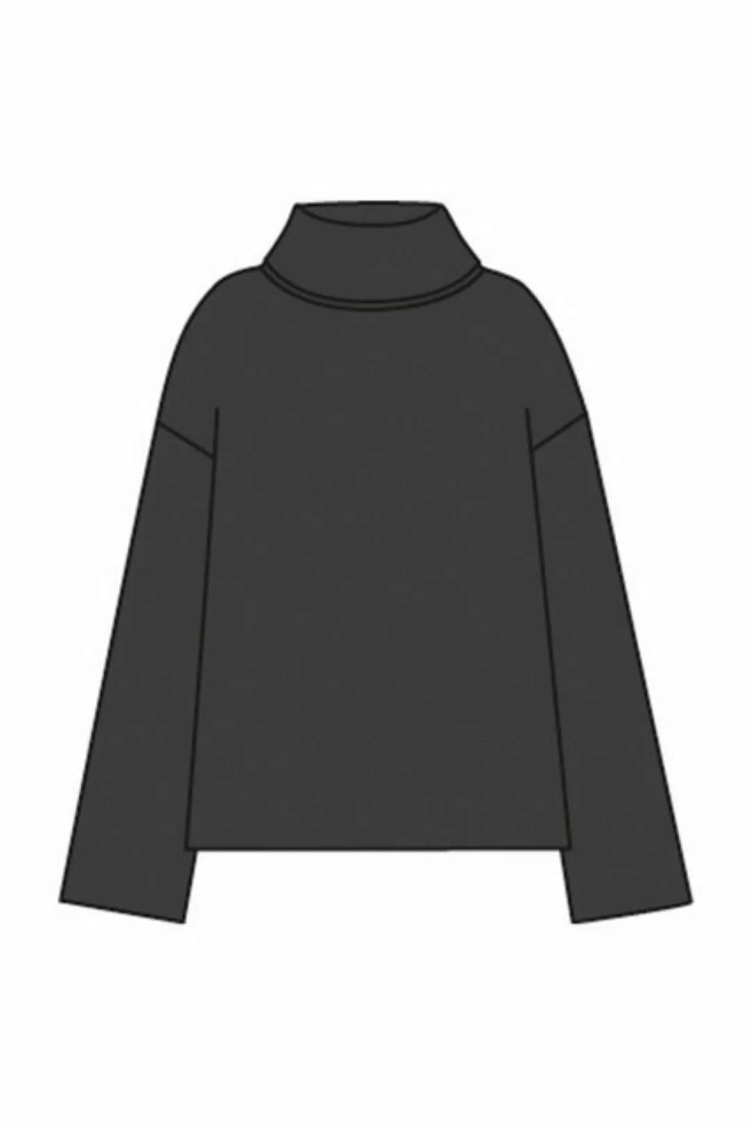 Milano Italy Rundhalspullover PULLOVER W TURTLENECK, OVERSIZED SH günstig online kaufen