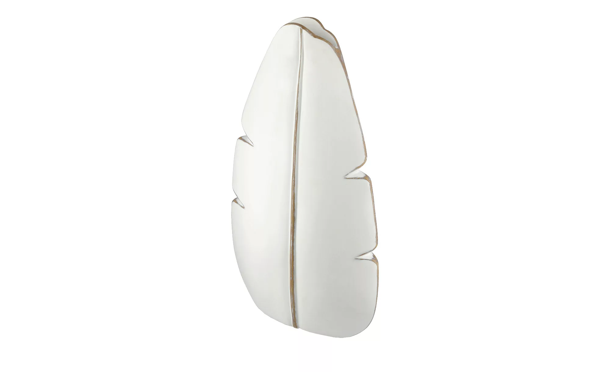 Vase - weiß - Polyresin (Kunstharz) - 25 cm - 46,5 cm - 8,5 cm - Sconto günstig online kaufen