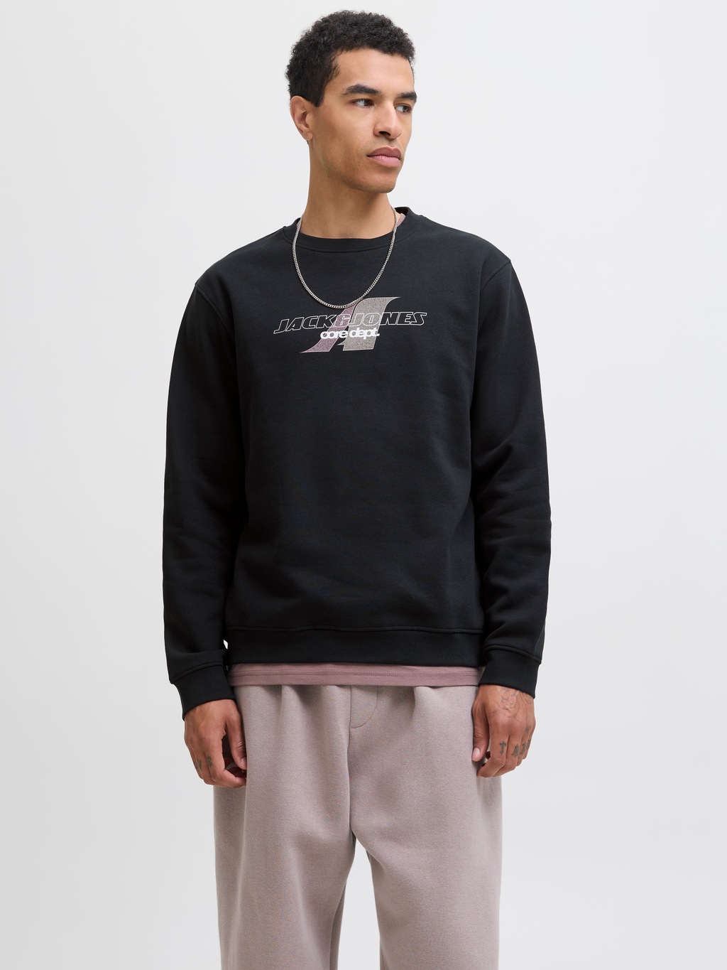 Jack & Jones Sweatshirt "JCOTIER PRINT SWEAT CREW NECK" günstig online kaufen