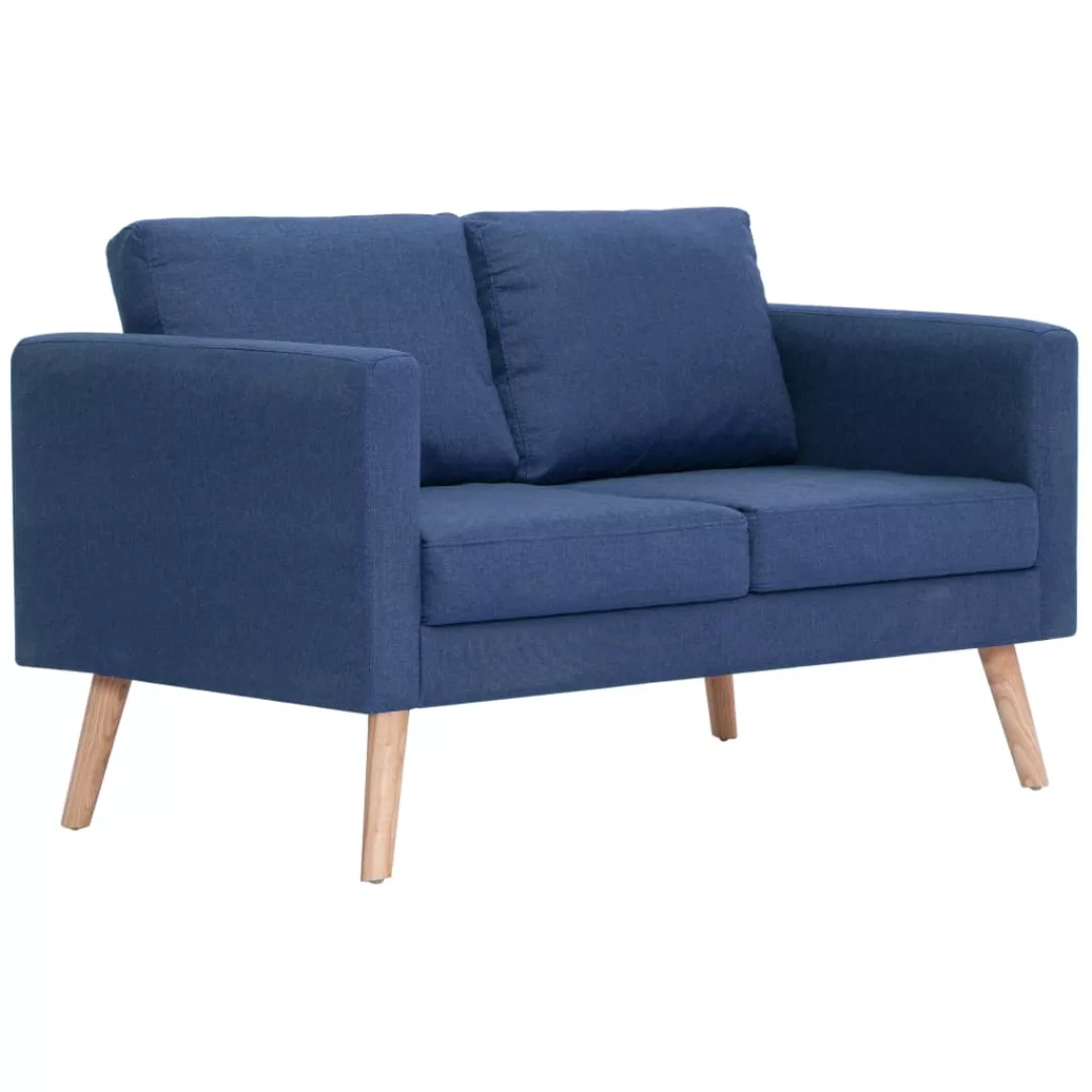 2-sitzer-sofa Stoff Blau günstig online kaufen